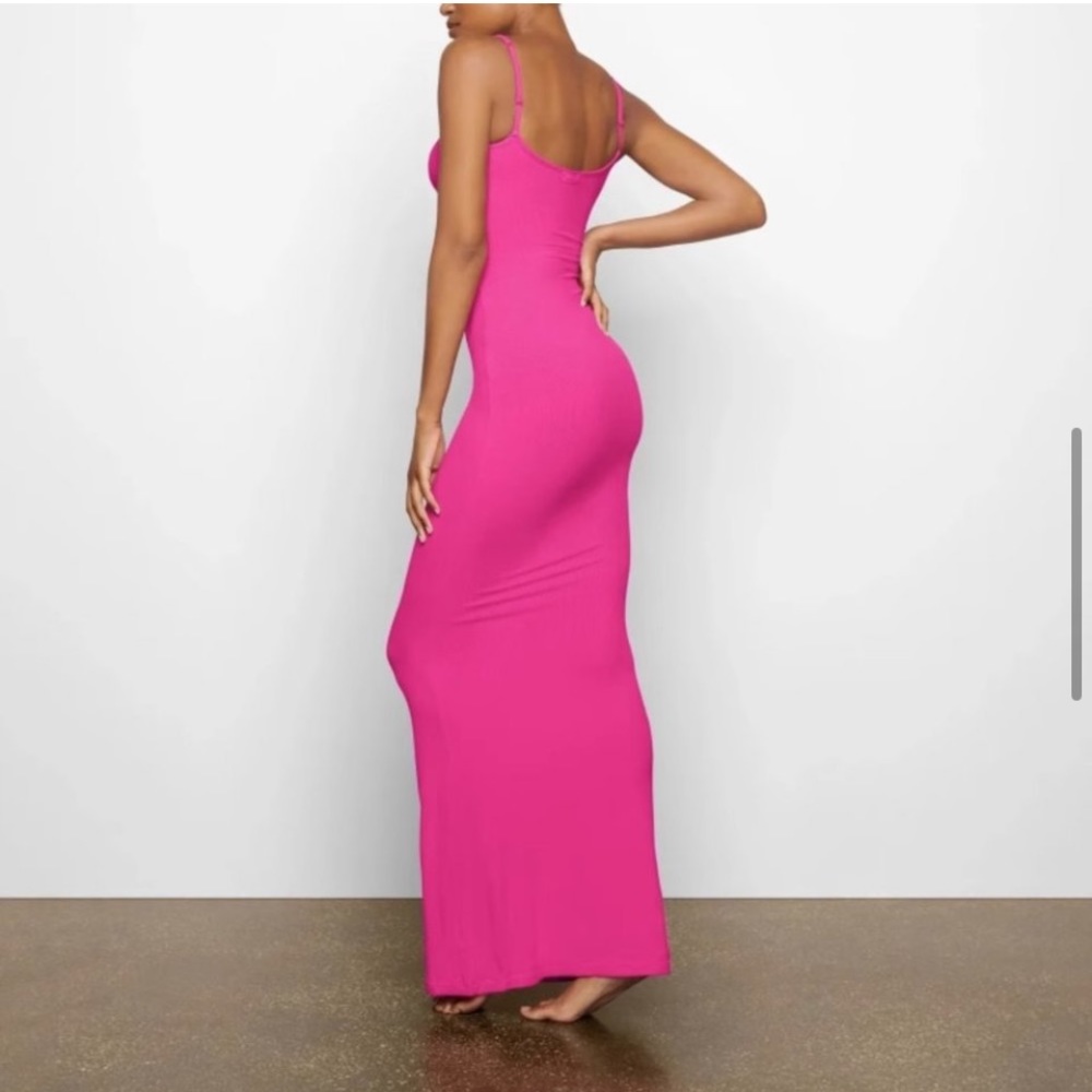 Rare SKIMS ribbed soft lounge dress
